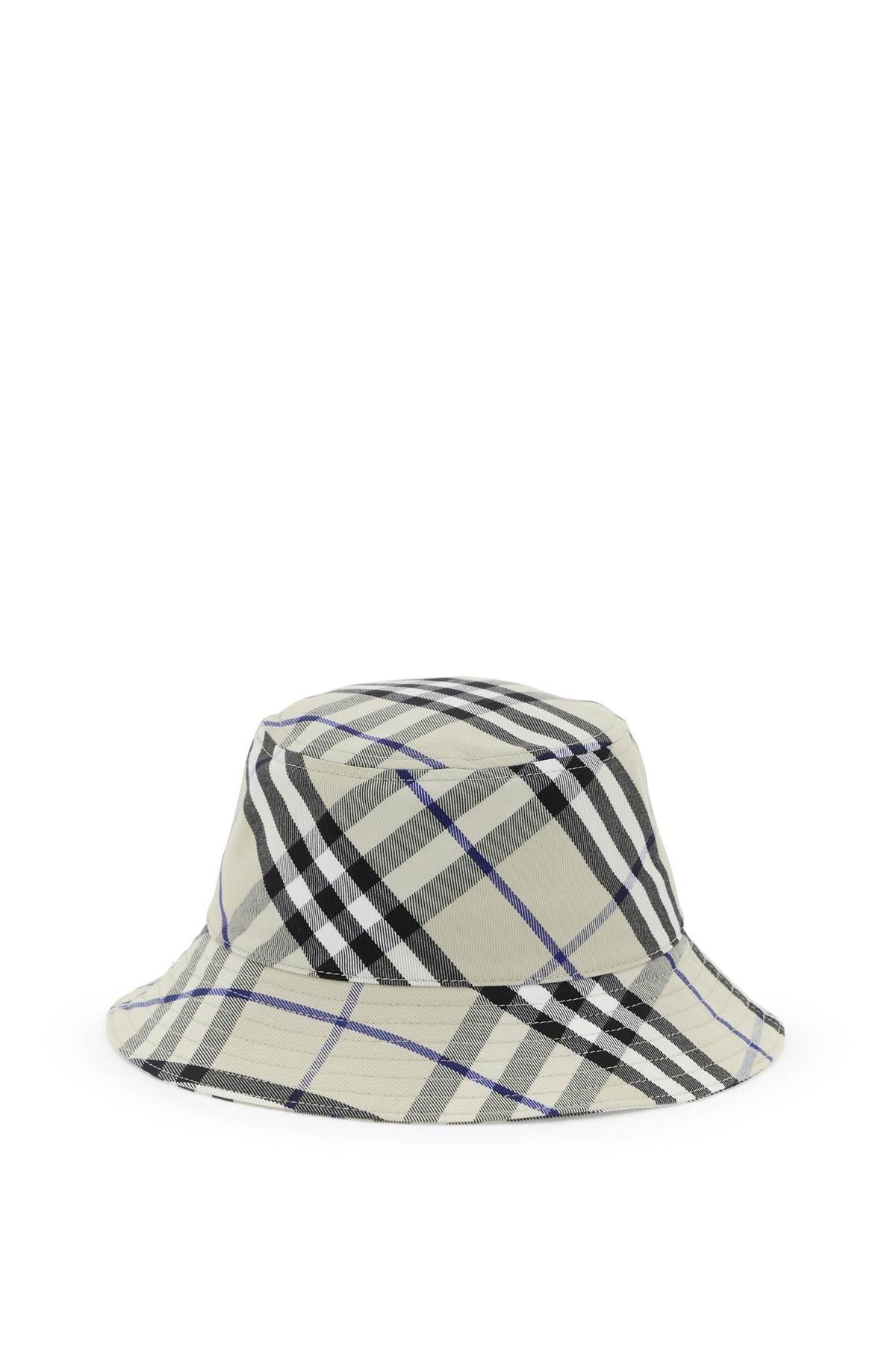 ered cotton blend bucket hat with nine words