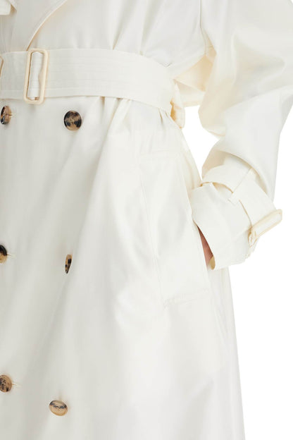 silk trench coat