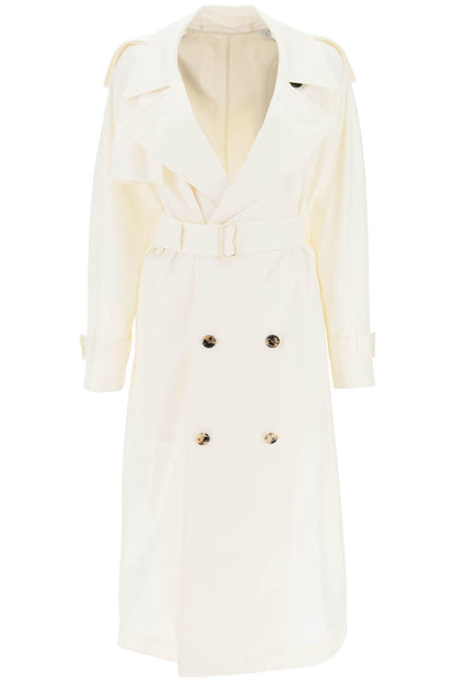 silk trench coat