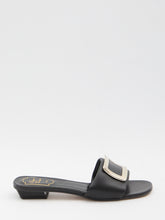 ROGER VIVIER 36 rv leather slides