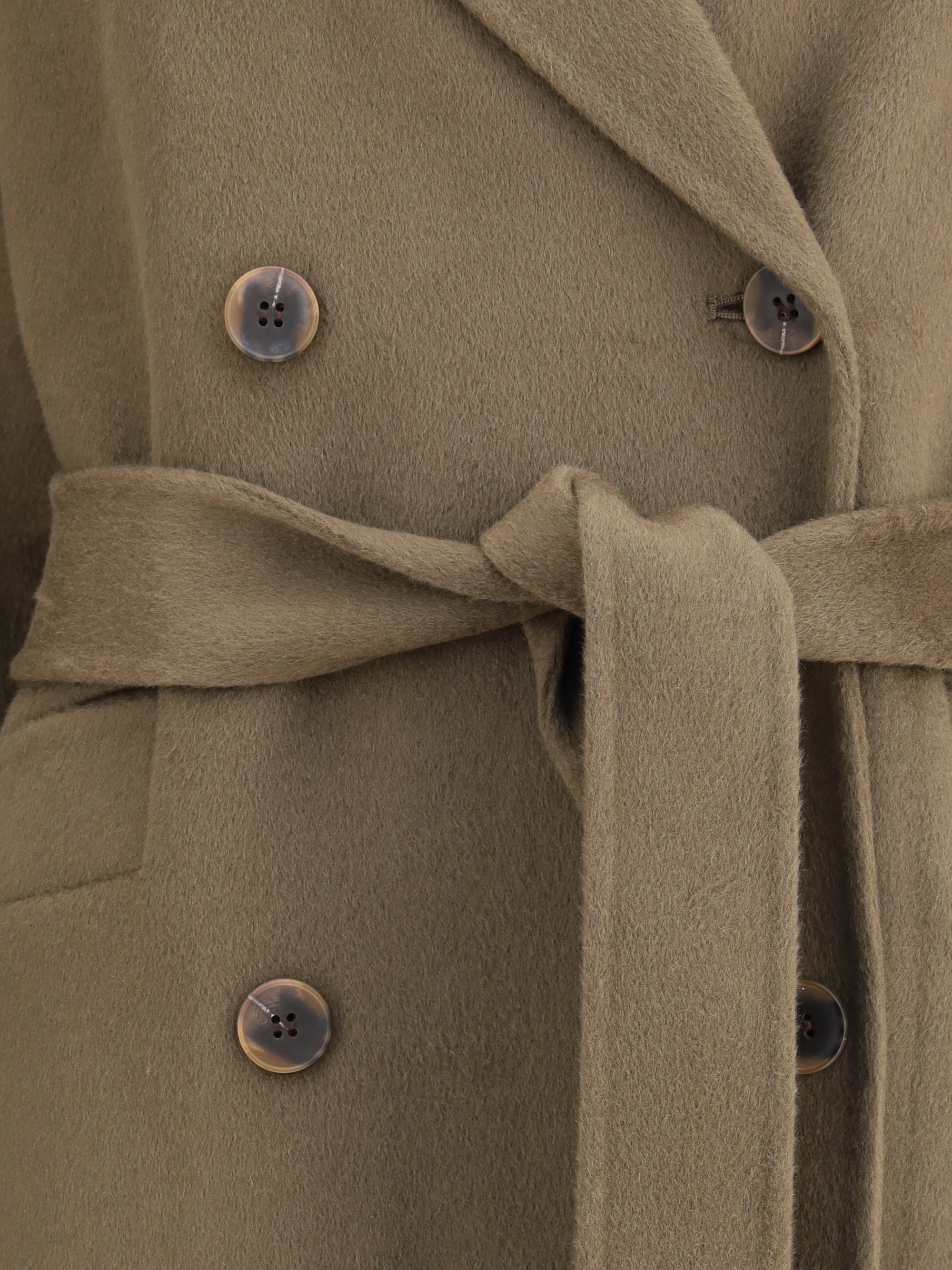 DYNAMIS STUDIO 44 double-breasted long coat