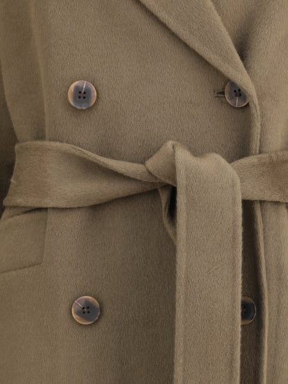 DYNAMIS STUDIO 44 double-breasted long coat