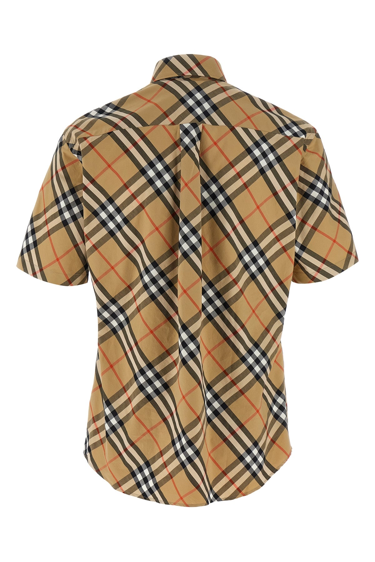 all-over burberry check cotton poplin shirt