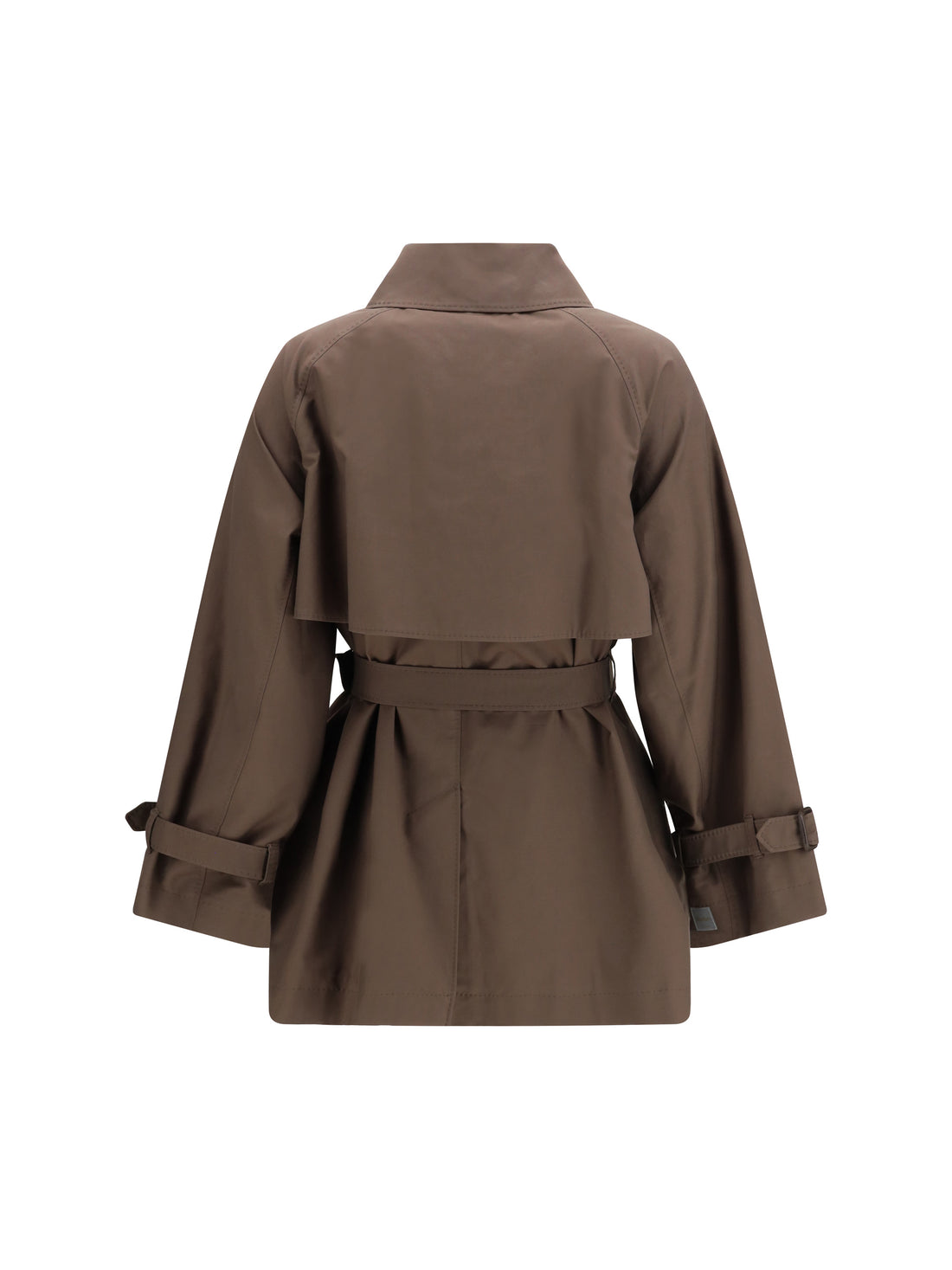 MAX MARA THE CUBE 38 technical cotton-blend twill trench