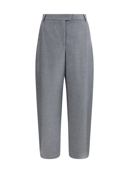 GIORGIO ARMANI 42 silk flannel pants 