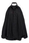 suspended dress in cotton poplin