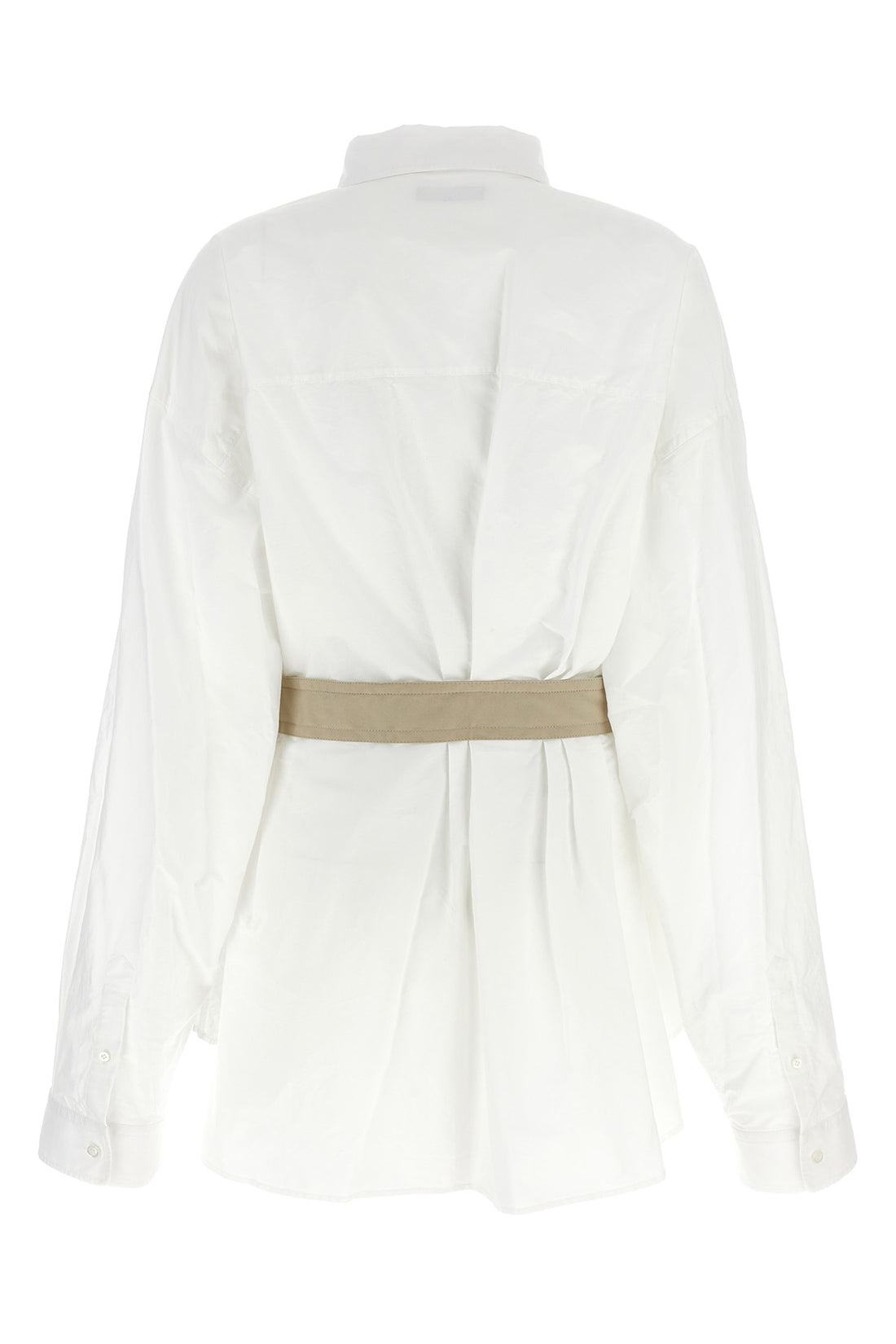 BALENCIAGA 3 wrinkled-effect cotton shirt