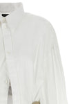 wrinkled-effect cotton shirt