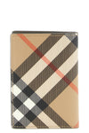 the burberry folding card holder defines a rigorous aesthetic through a compact