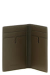 the burberry folding card holder defines a rigorous aesthetic through a compact