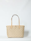 t monogram tote bag small