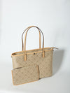 t monogram tote bag small