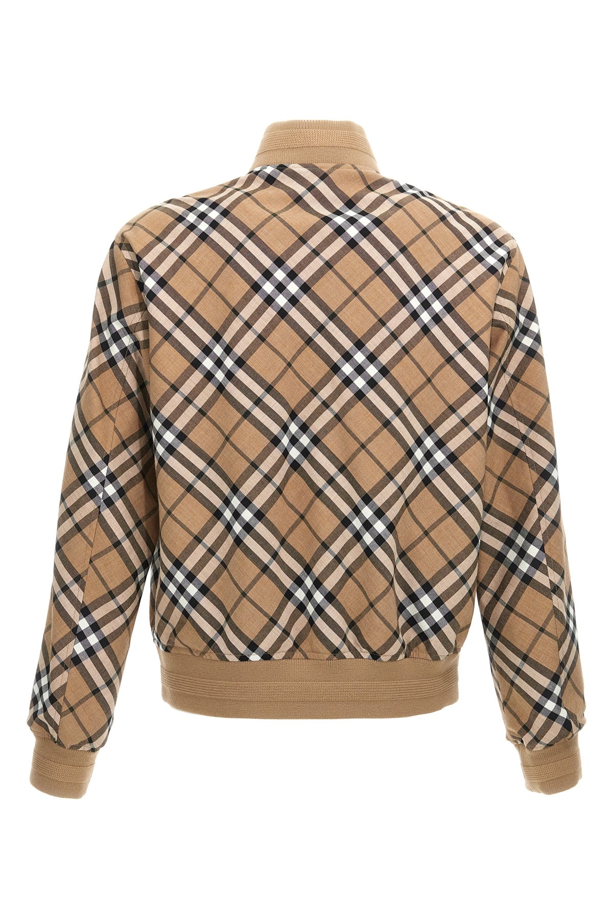harrington wool blend jacket