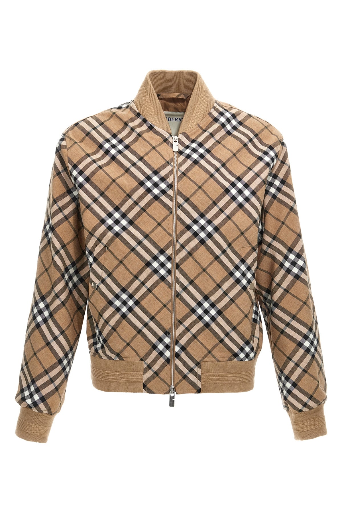 harrington wool blend jacket