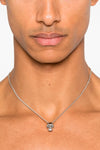 silver necklace