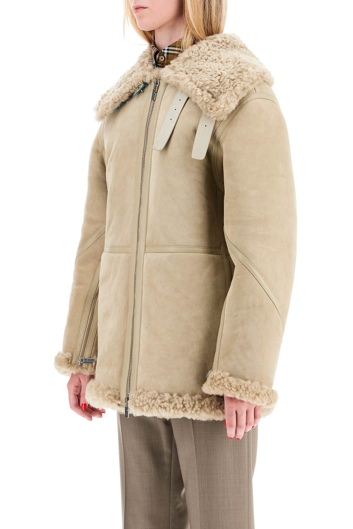 shearling aviator jacket for