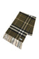 reversible check cashmere scarf