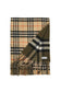 reversible check cashmere scarf