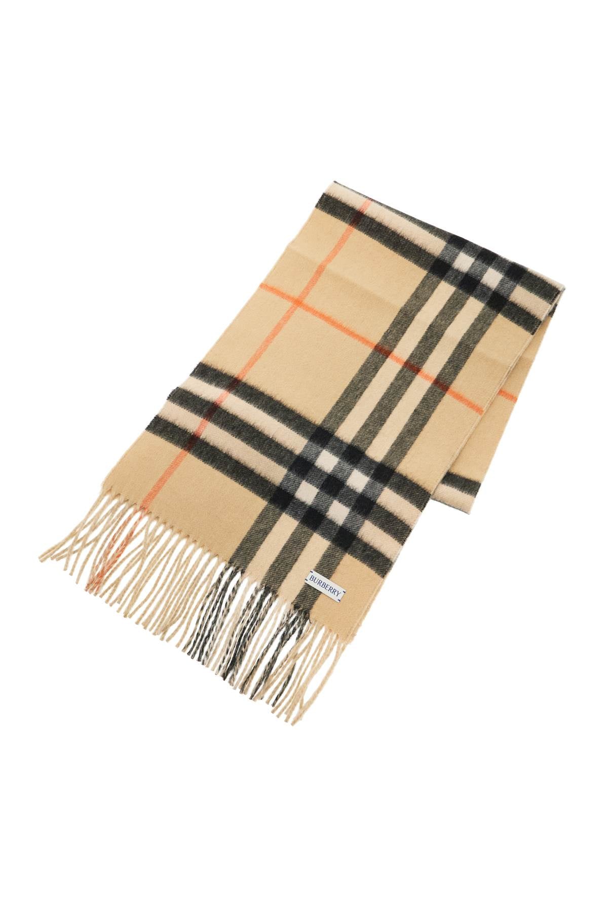 check reversible cashmere scarf