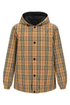 solid color reversible rainford nylon jacket