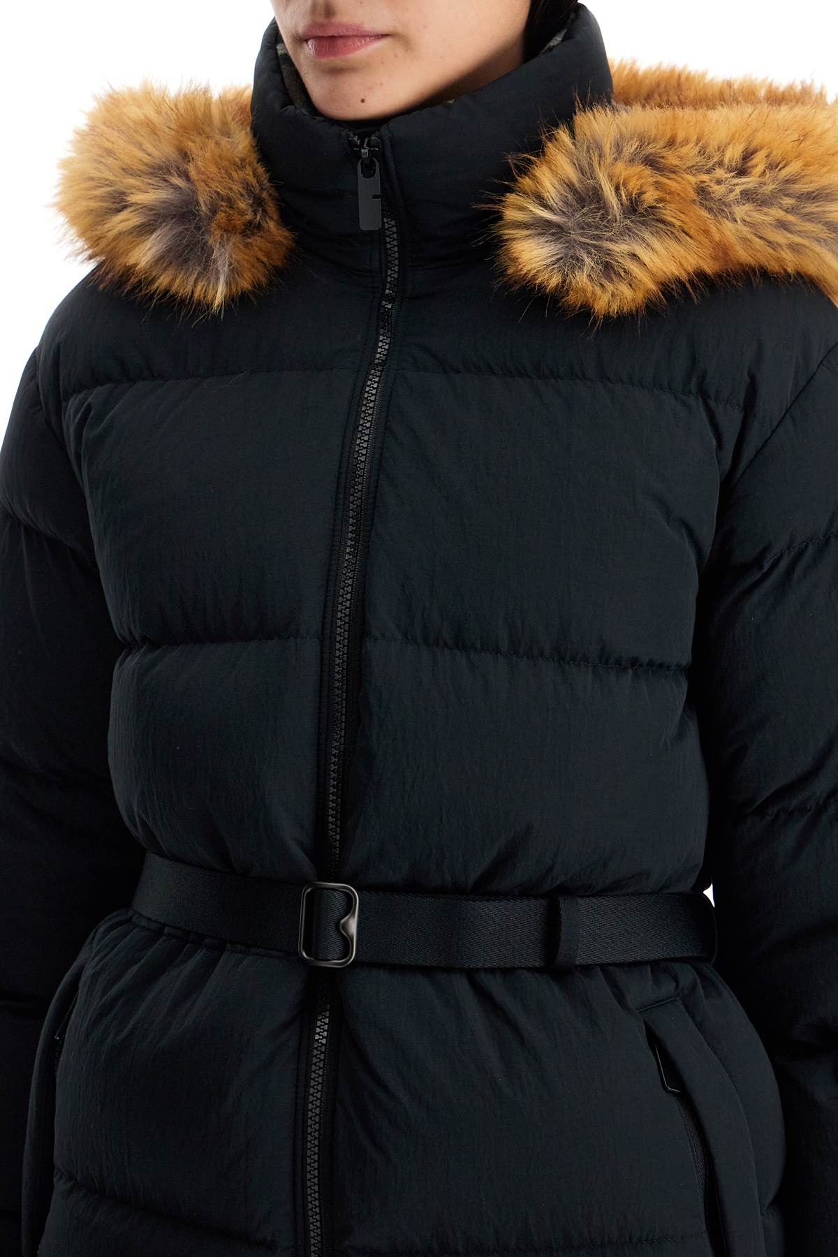 short nylon down jacket