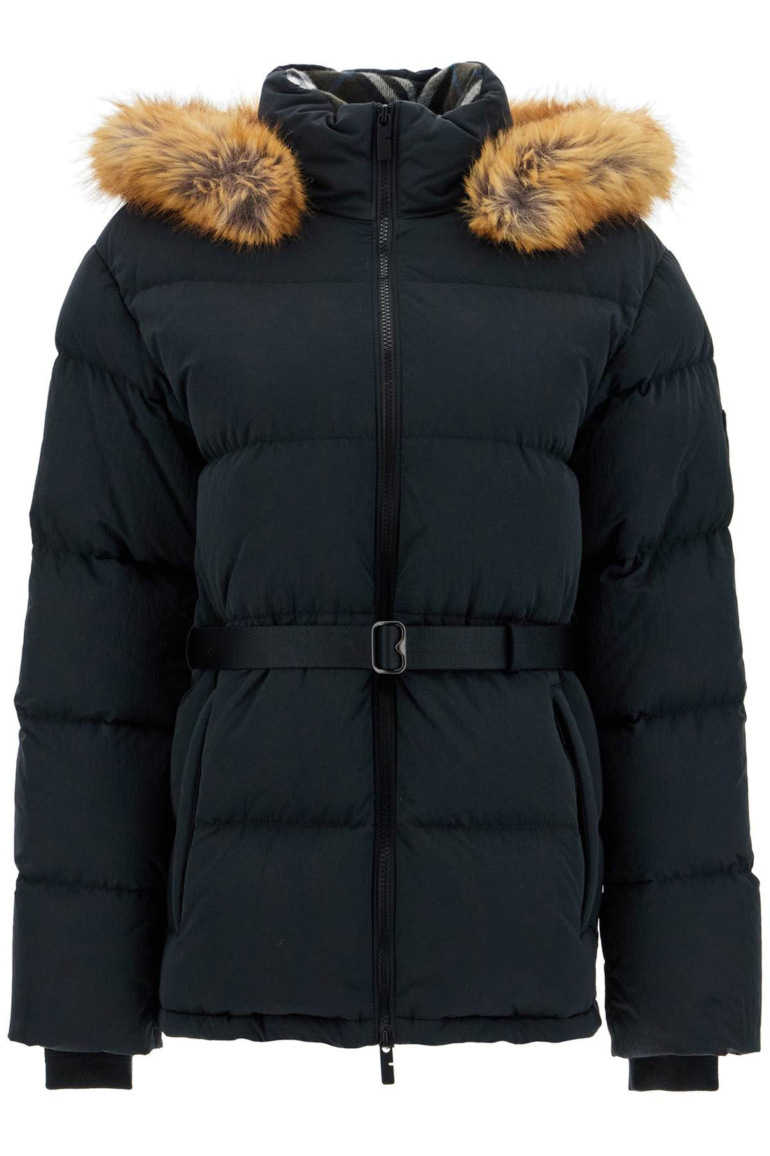 short nylon down jacket