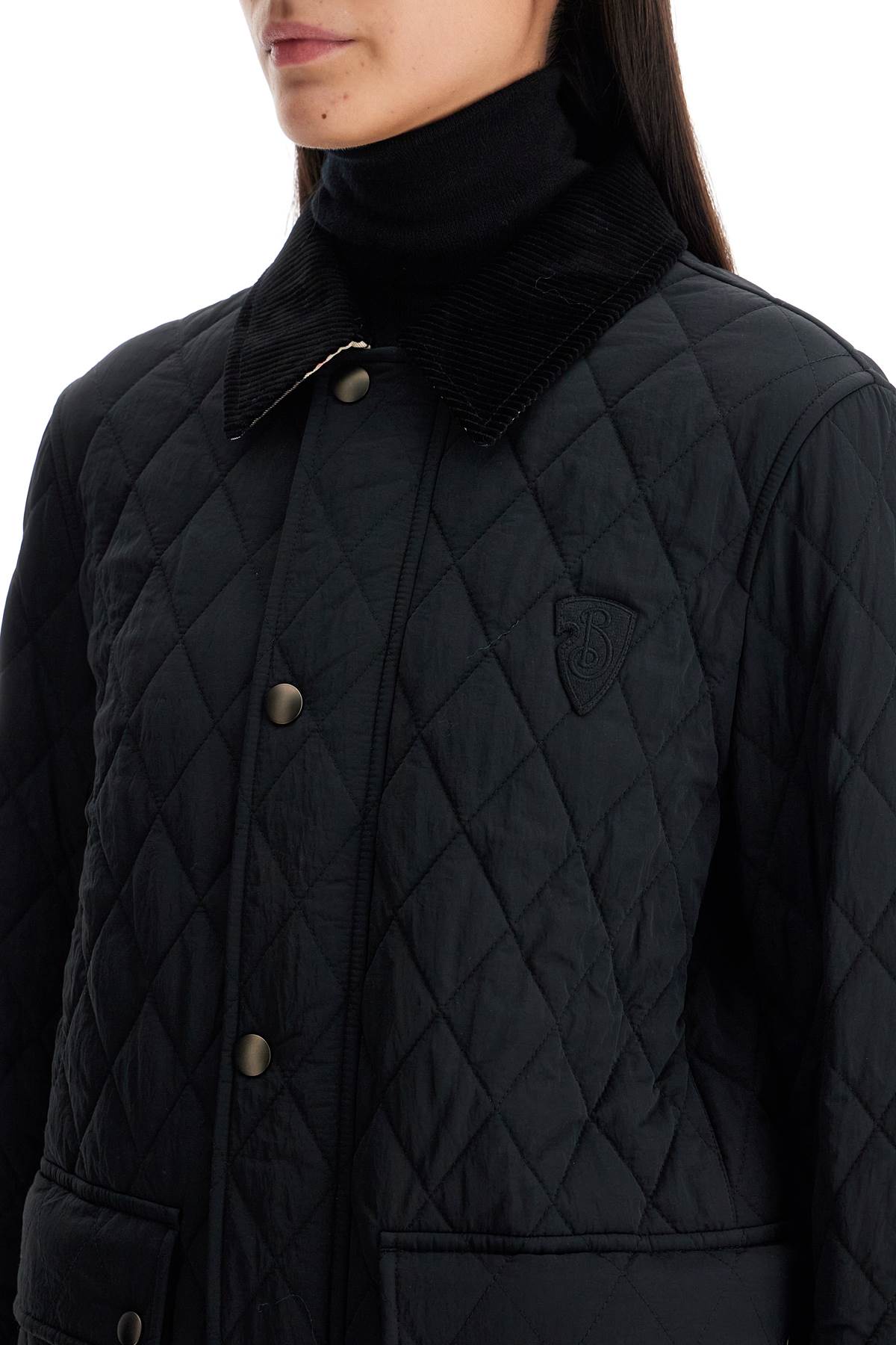 b shield quilted jacket