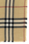 reversible wool and silk muslin scarf