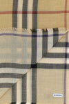 reversible wool and silk muslin scarf