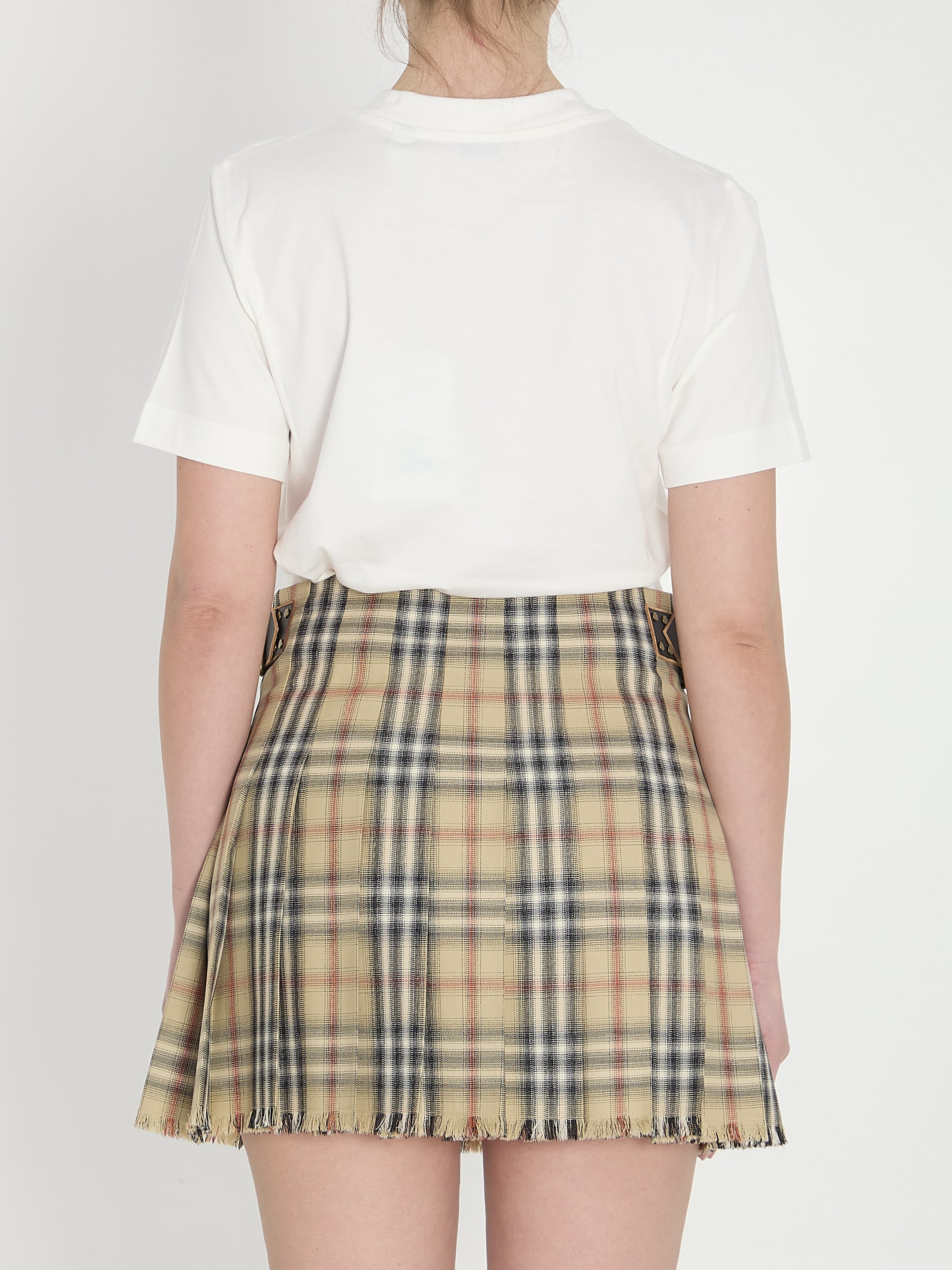 BURBERRY M check cotton t-shirt