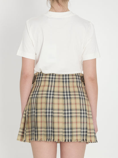 BURBERRY M check cotton t-shirt