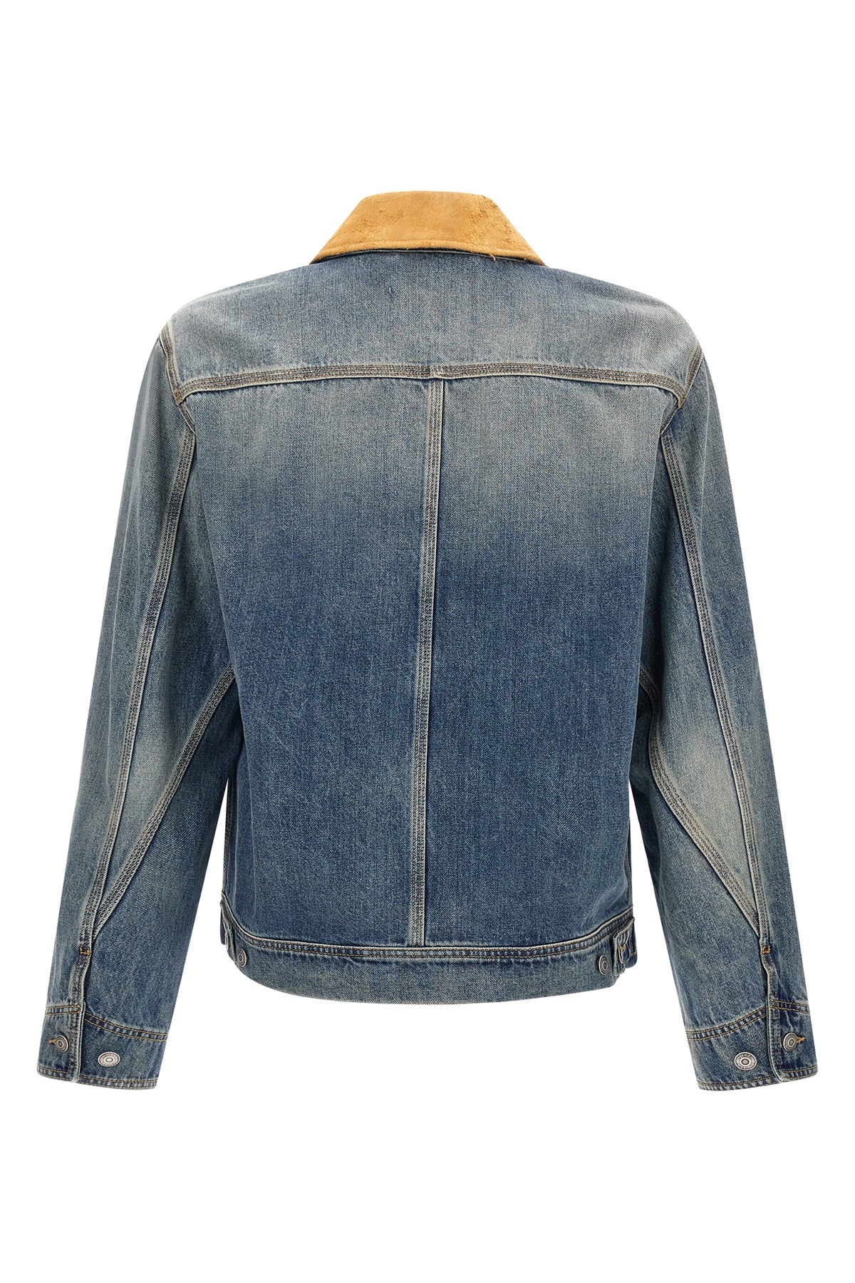 stonewashed cotton denim jacket