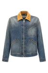 stonewashed cotton denim jacket
