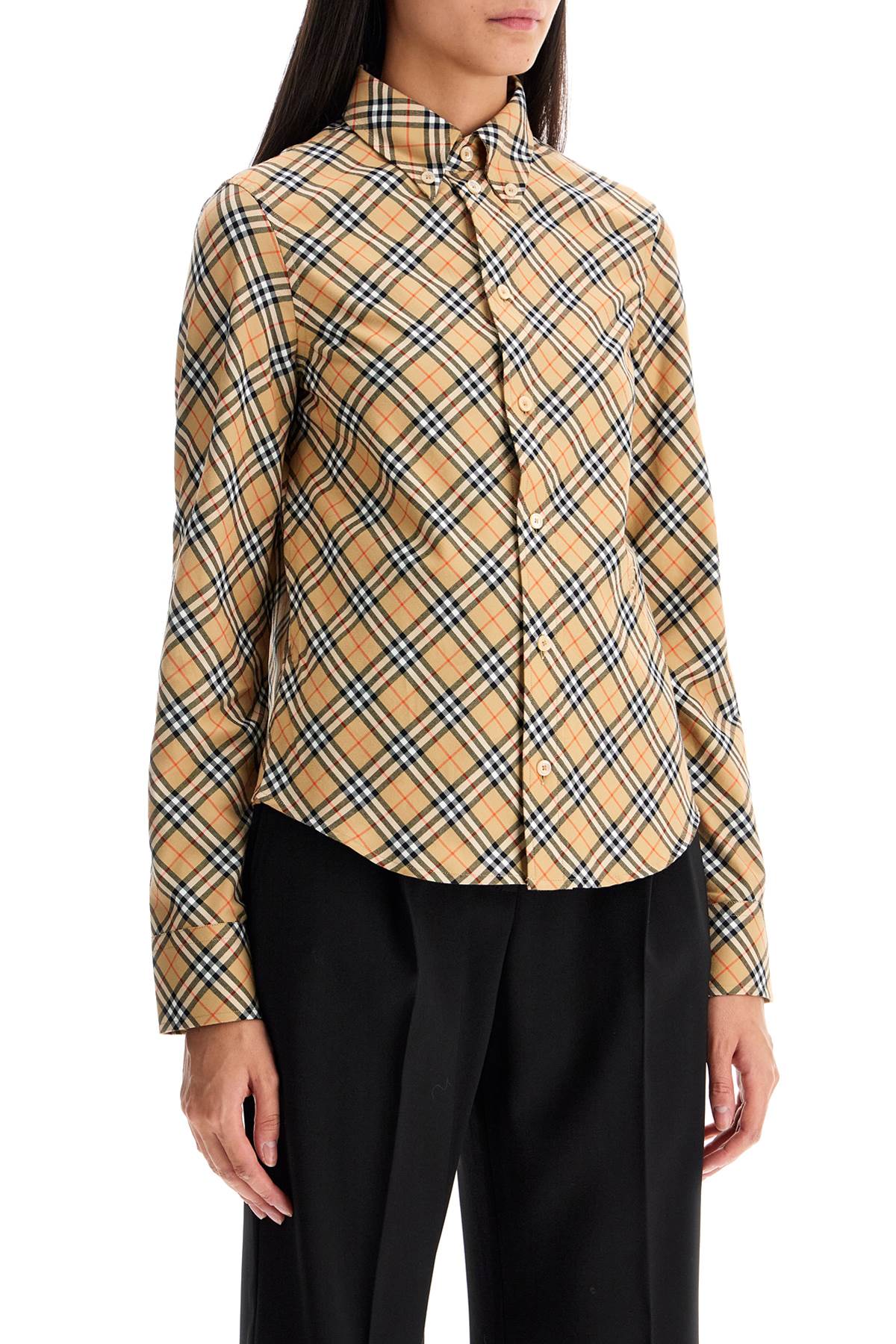 ered shirt with button-down