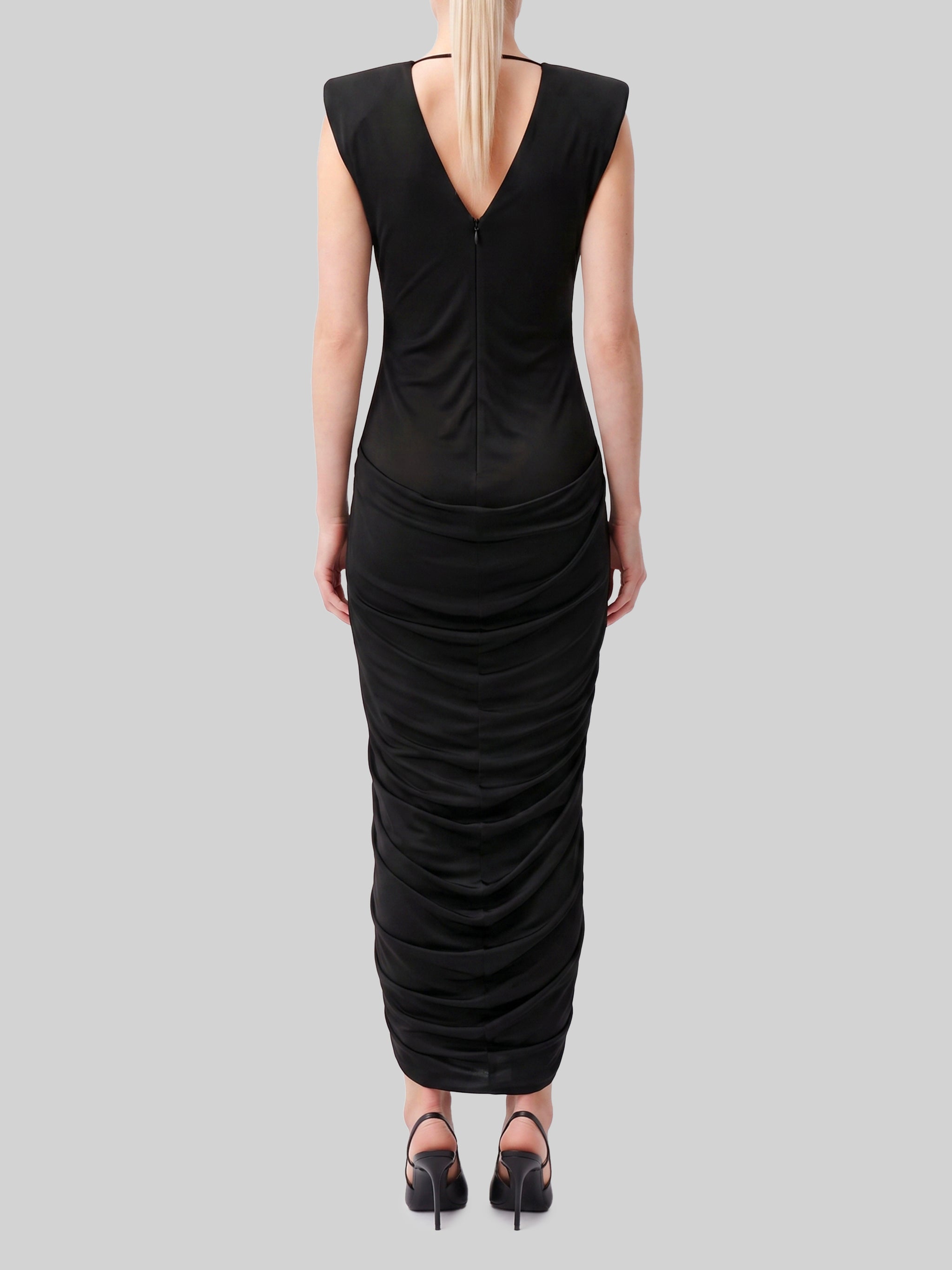 viscose jersey evening dress
