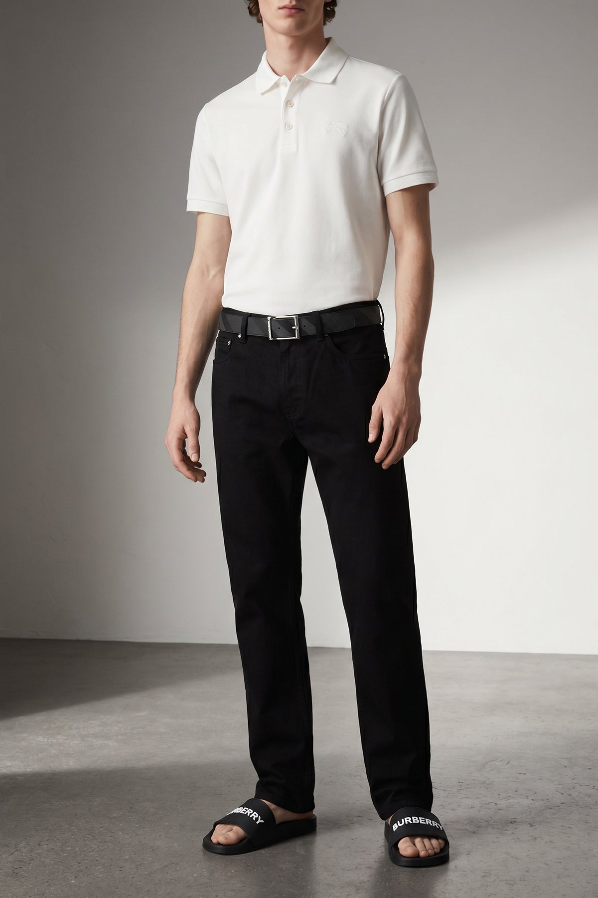 piqué cotton polo shirt
