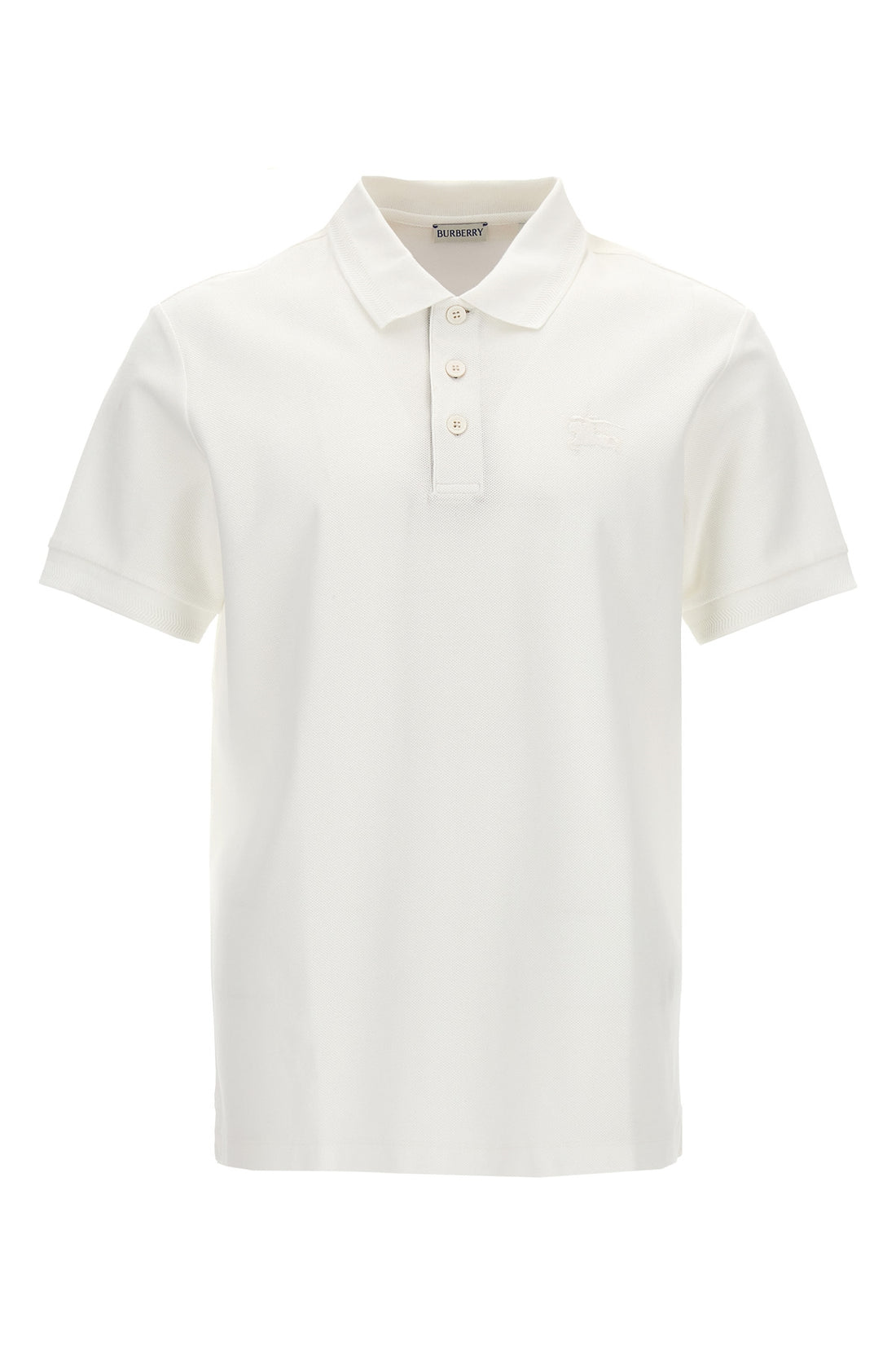 BURBERRY S piqué cotton polo shirt