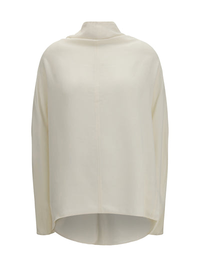 cowl neck blouse