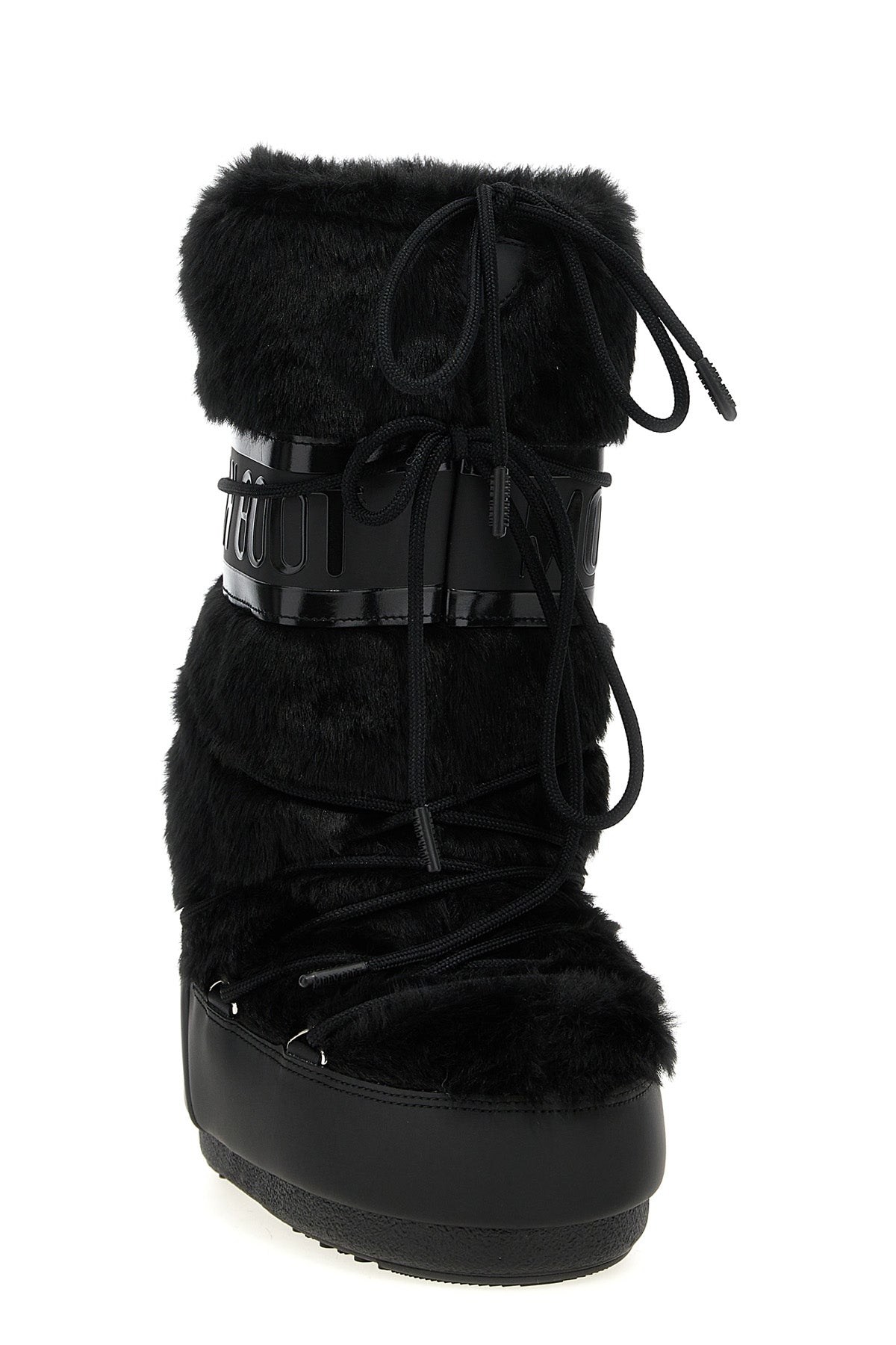 icon faux fur eco-fur boots