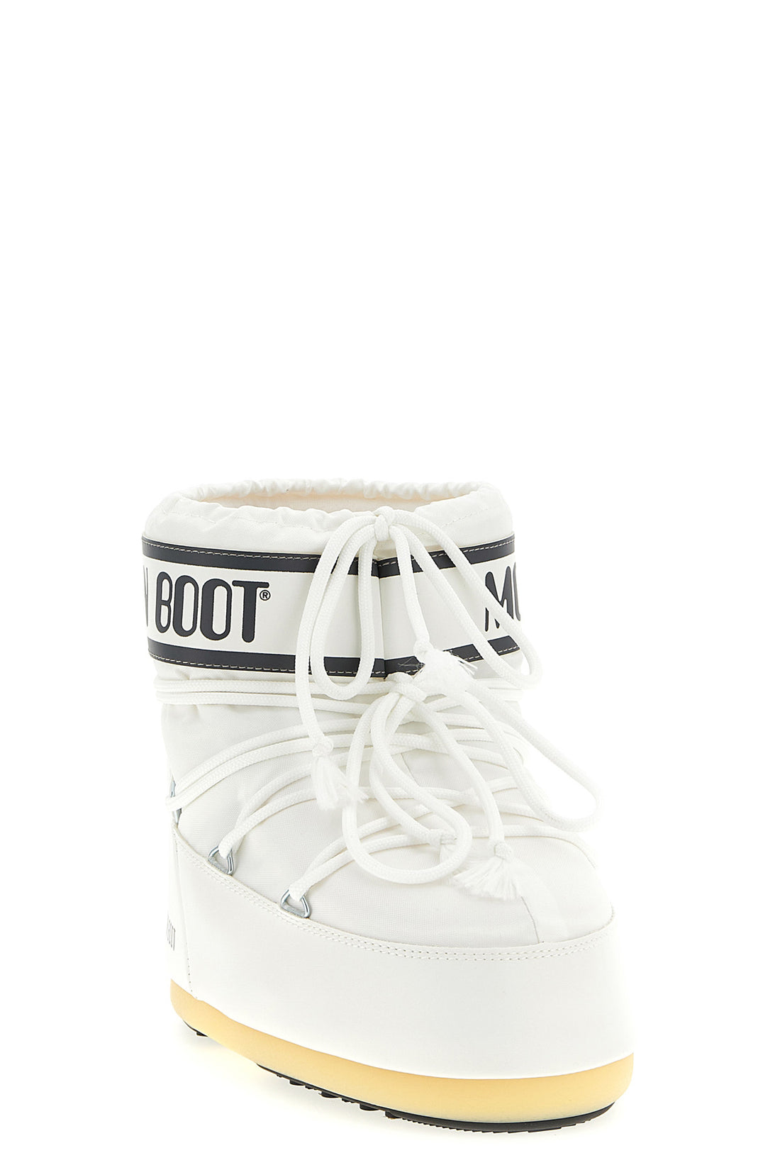 MOON BOOT 39-41 icon low water-repellent nylon and pvc ankle boots
