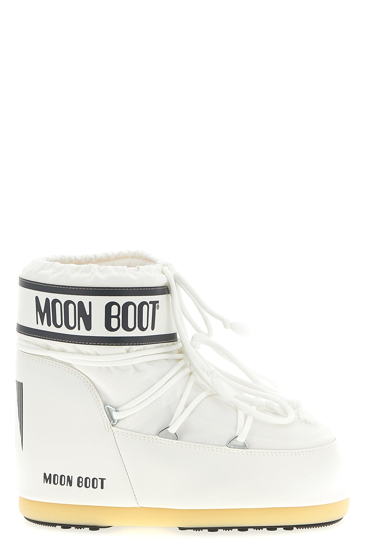 icon low water-repellent nylon and pvc ankle boots