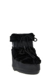 ltrack tube faux fur leather and faux fur ankle boots