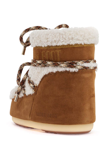 icon low shearling snow boots with