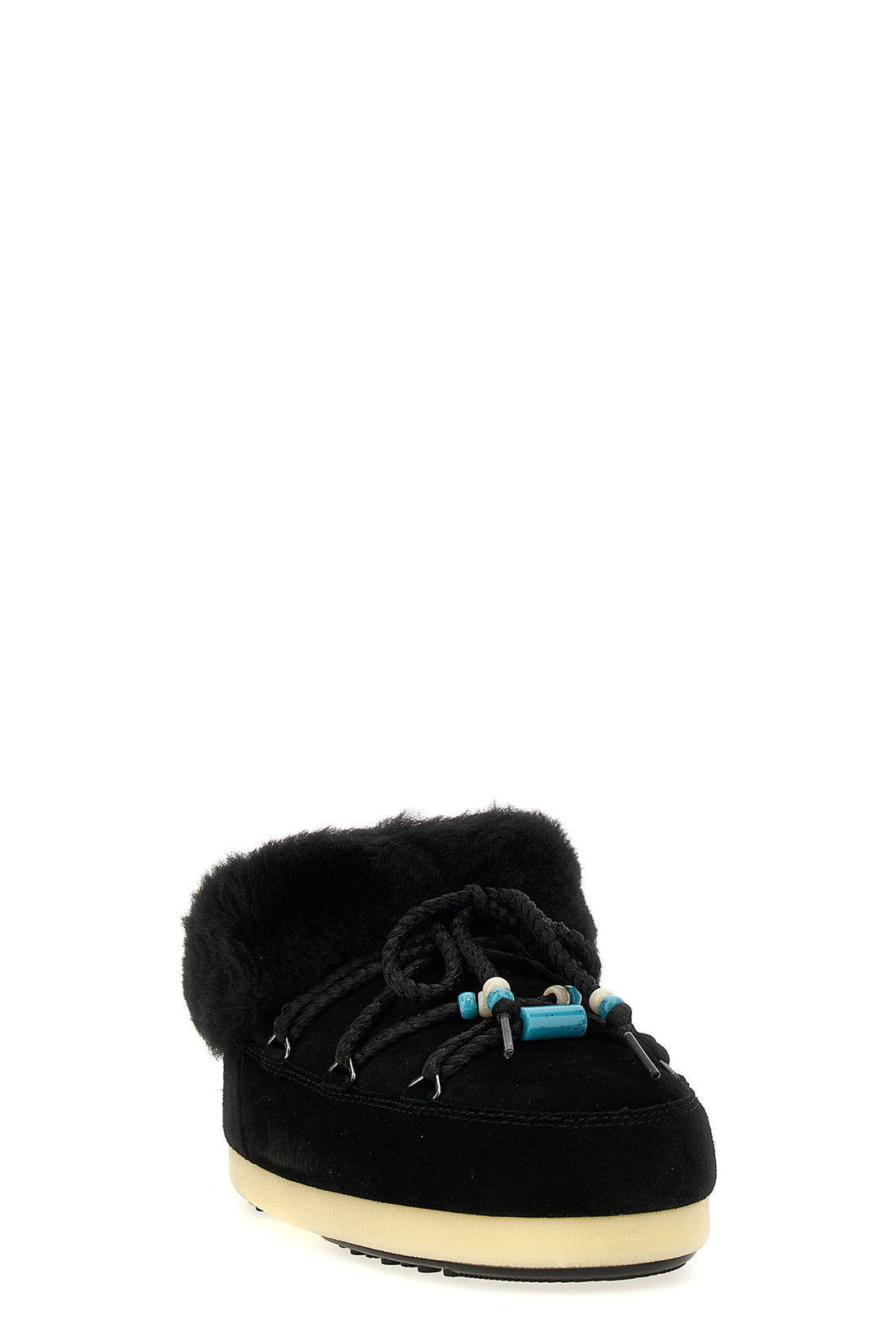 MOON BOOT 35-36 mule suede beads suede ankle boots
