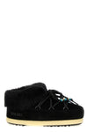mule suede beads suede ankle boots