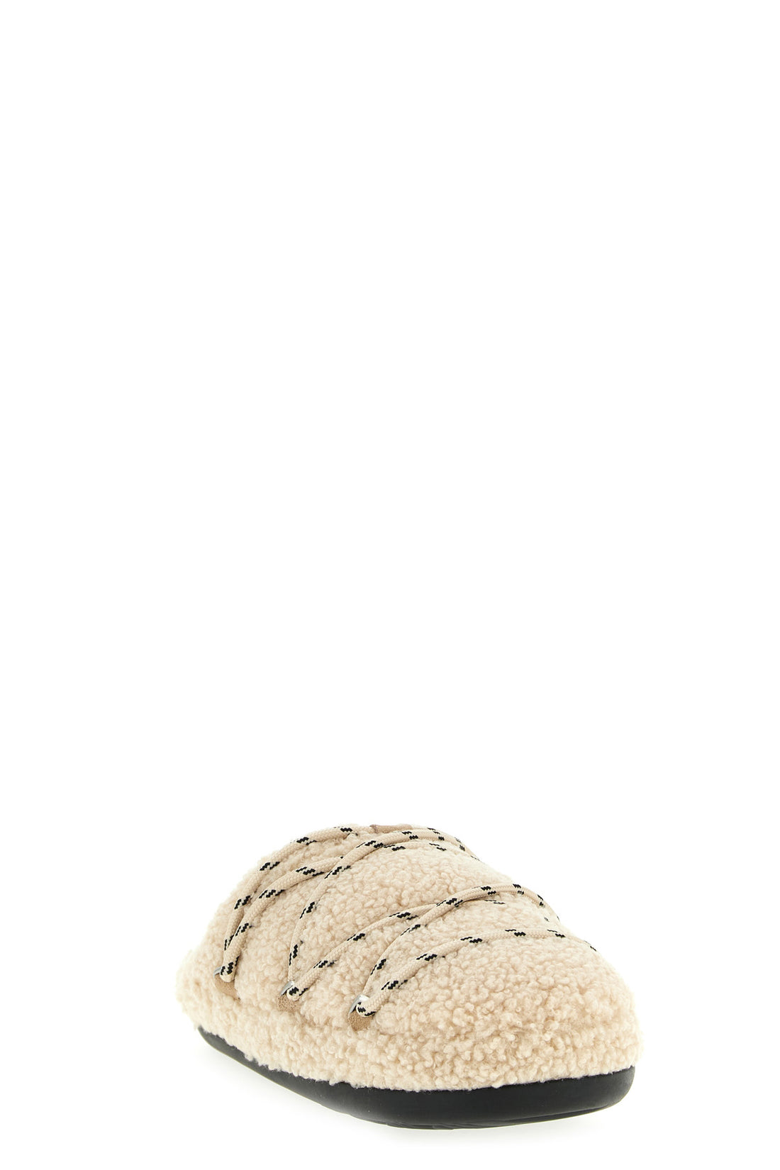 MOON BOOT 37 teddy slipper teddy fur mules