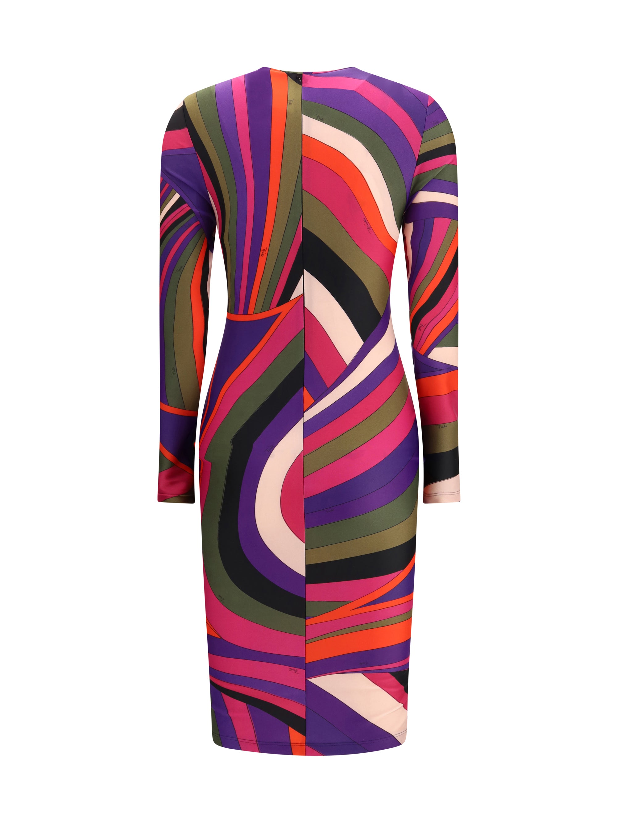 PUCCI 40 fitted long sleeve midi dress