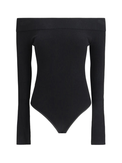 off-shoulder bodysuit