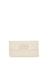 vlogo signature grainy calfskin chain wallet