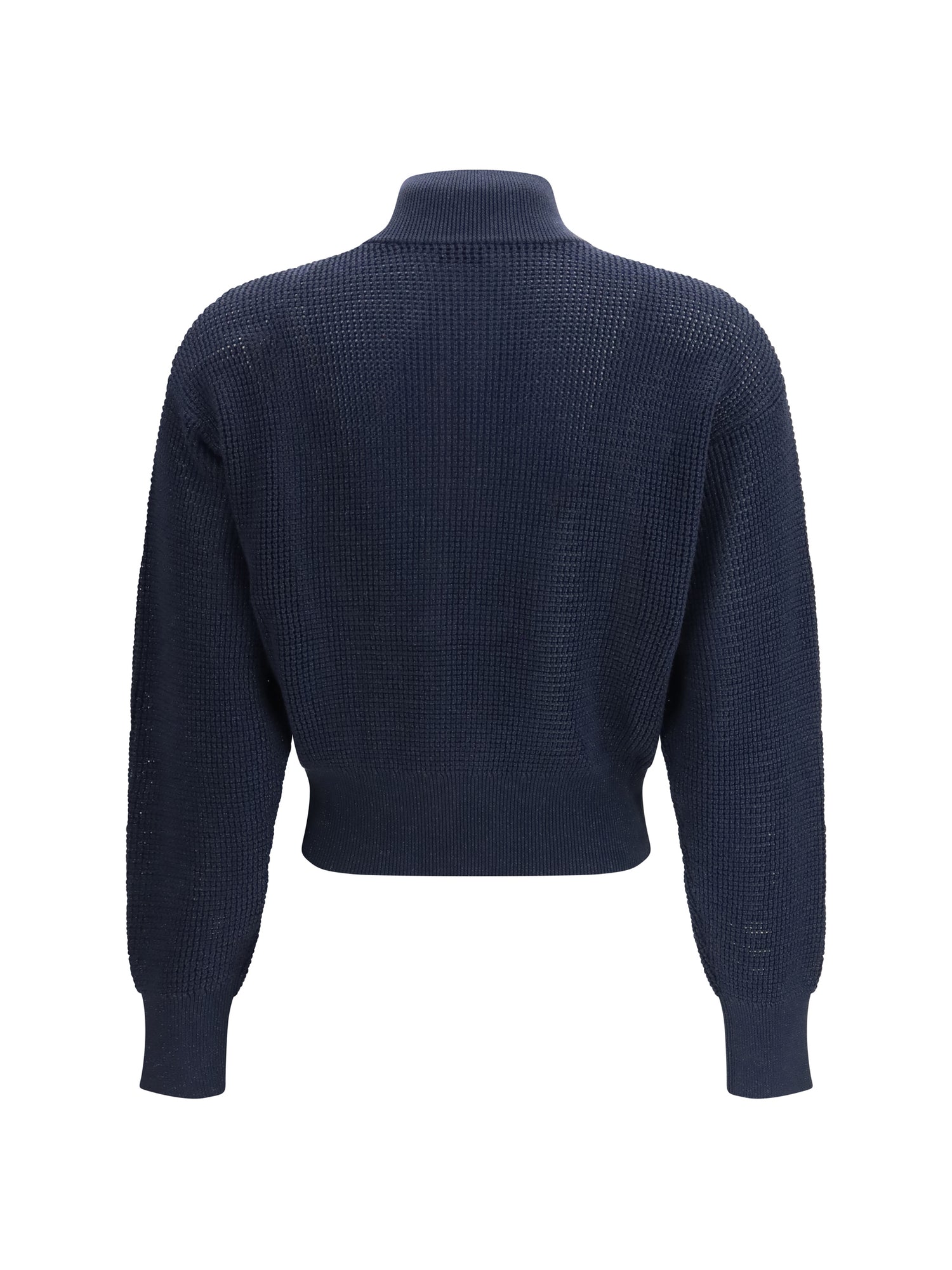 BRUNELLO CUCINELLI M cotton enhanced with all-over lurex detailing cardigan